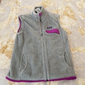 Patagonia grey vest sz M
